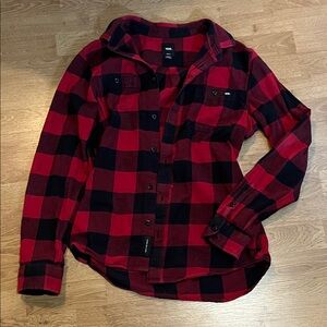 Vans Red and Black Checkered Shirt